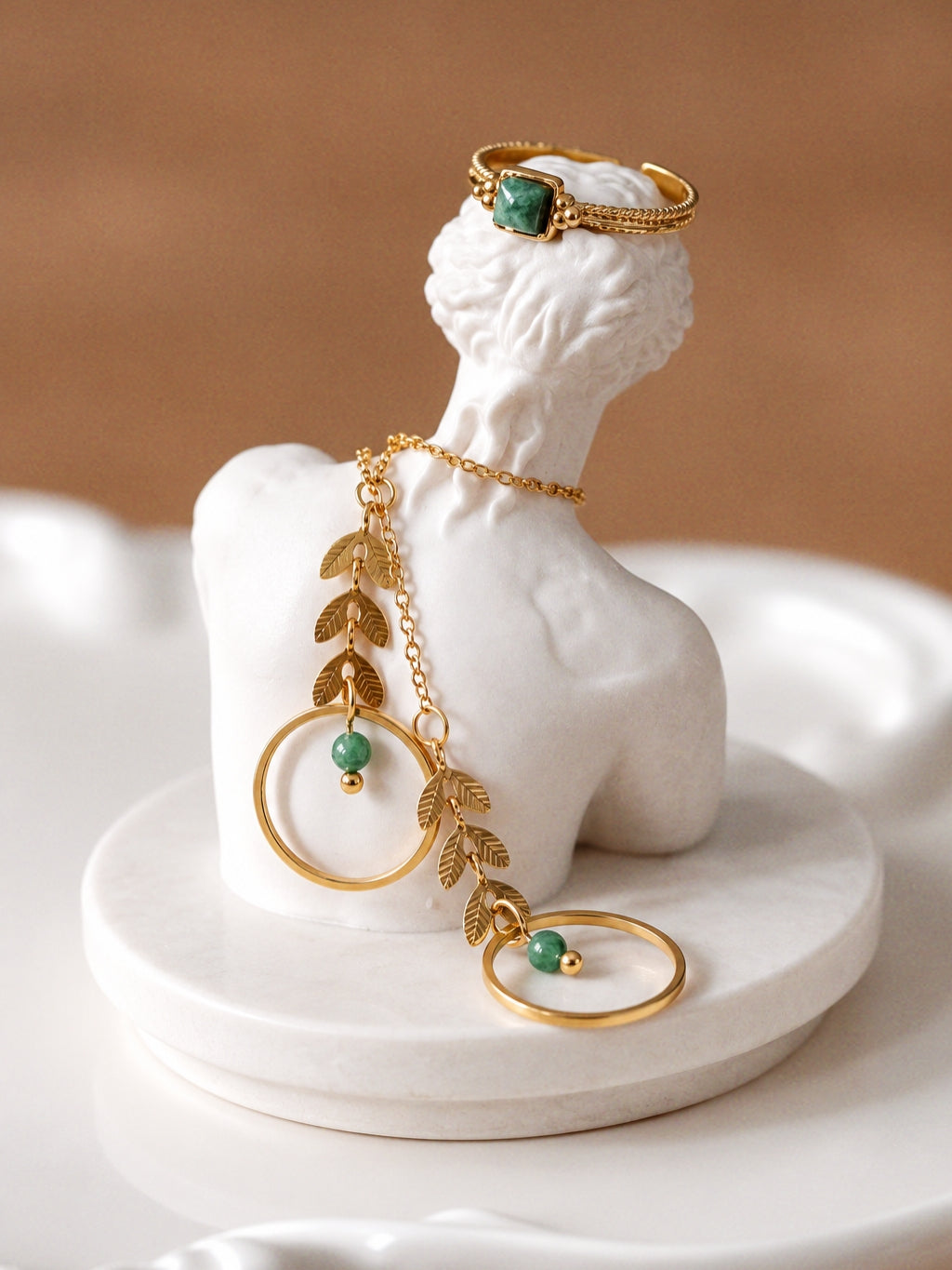 Andrea Atlas Signature Chain Earrings N°30 in Gold
