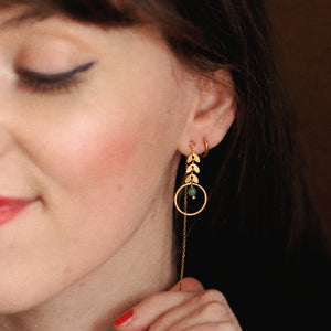 Andrea Atlas Signature Chain Earrings N°30 in Gold