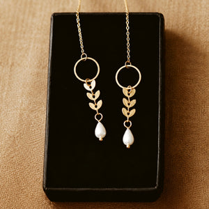 Andrea Atlas Signature Chain Earrings N°3 in Gold