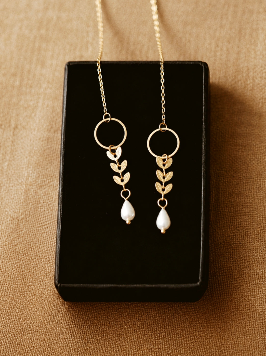 Andrea Atlas Signature Chain Earrings N°3 in Gold