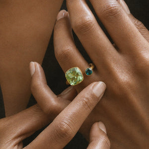 Irena Ring / 2 Swarovski Stones