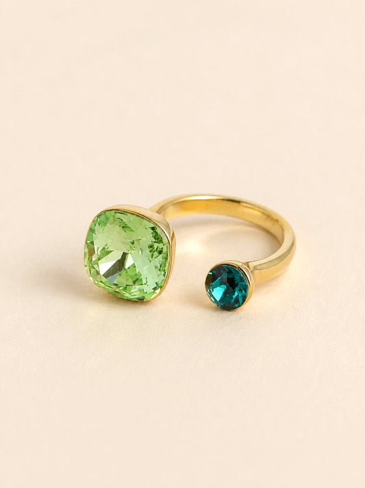 Irena Ring / 2 Swarovski Stones