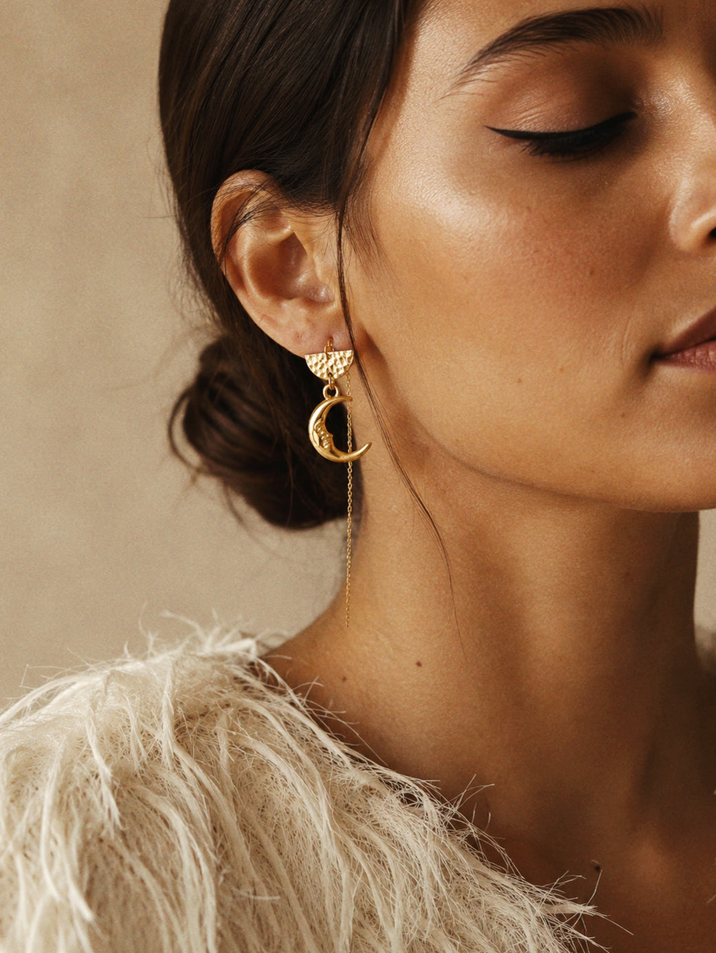 Cynthia Chain Earrings Set of 3 in Gold / Sparkle Limited Collection