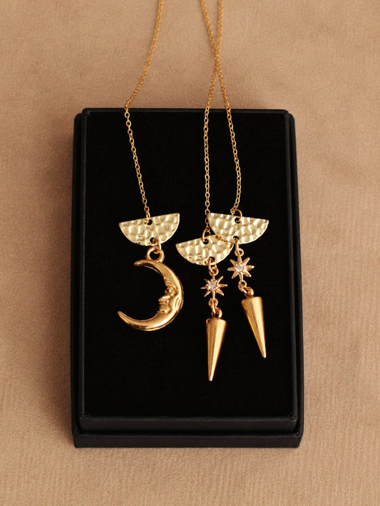 Cynthia Chain Earrings Set of 3 in Gold / Sparkle Limited Collection