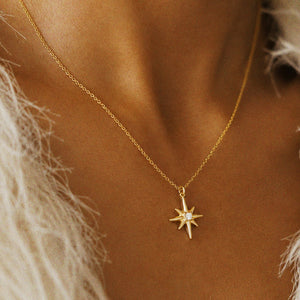 NorthStar Necklace in Gold