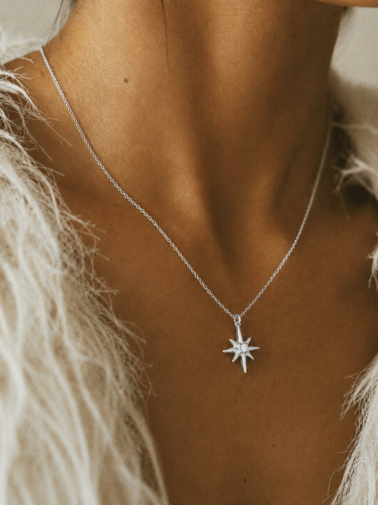 NorthStar Necklace in Silver