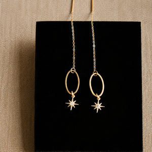 Andrea Atlas Signature Chain Earrings N°18 in Gold