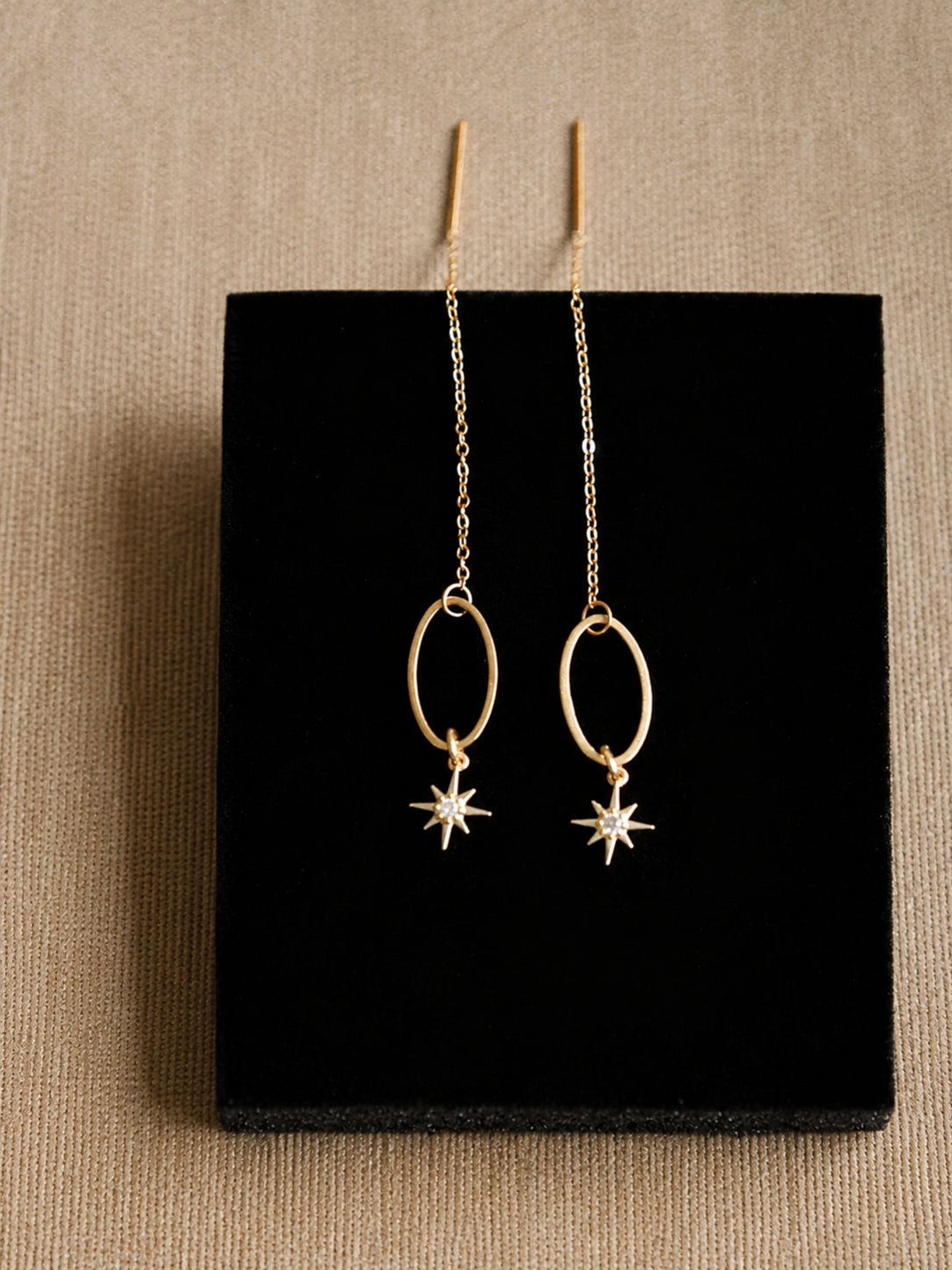 Andrea Atlas Signature Chain Earrings N°18 in Gold