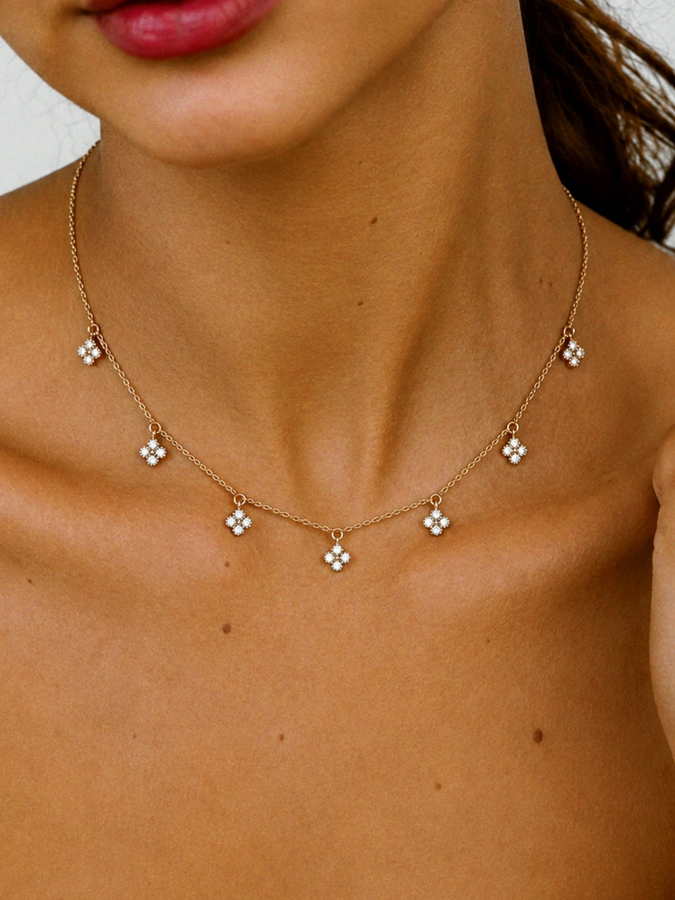 Monica Necklace in White