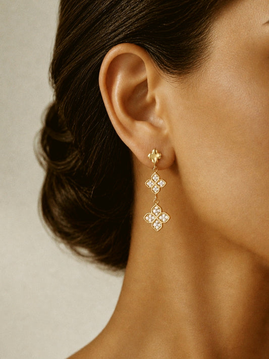 Monica Clover Earrings