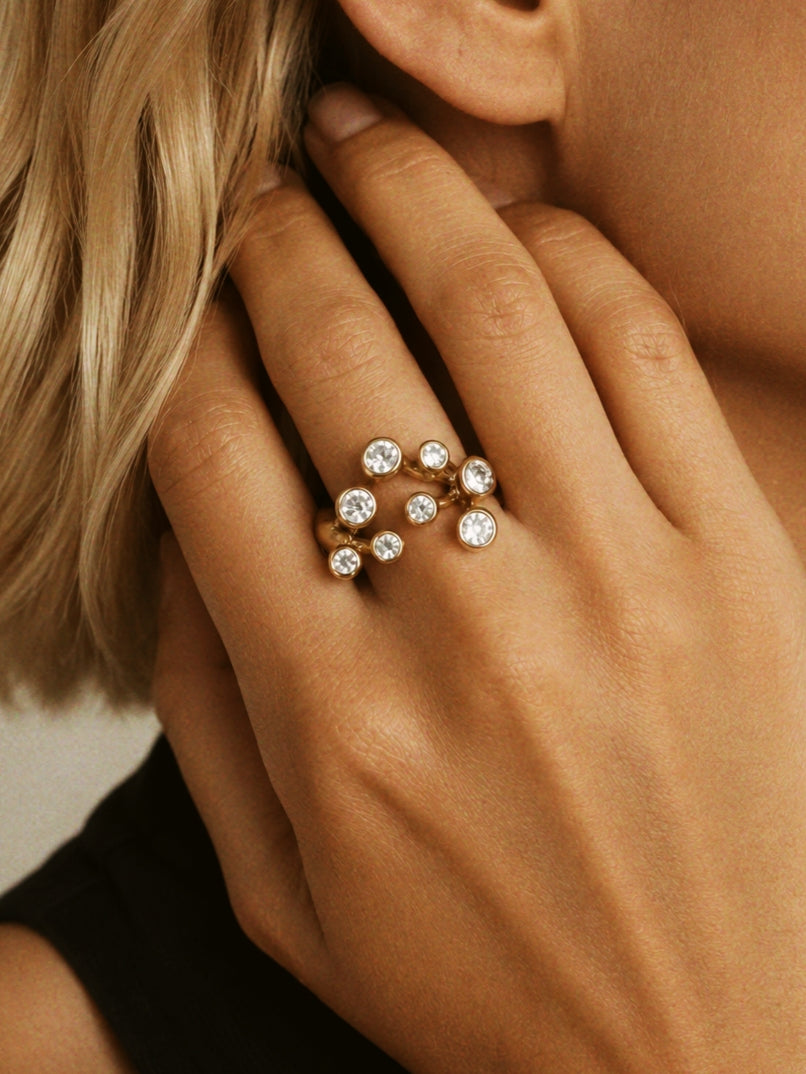 Unique Patricia Cristal Ring
