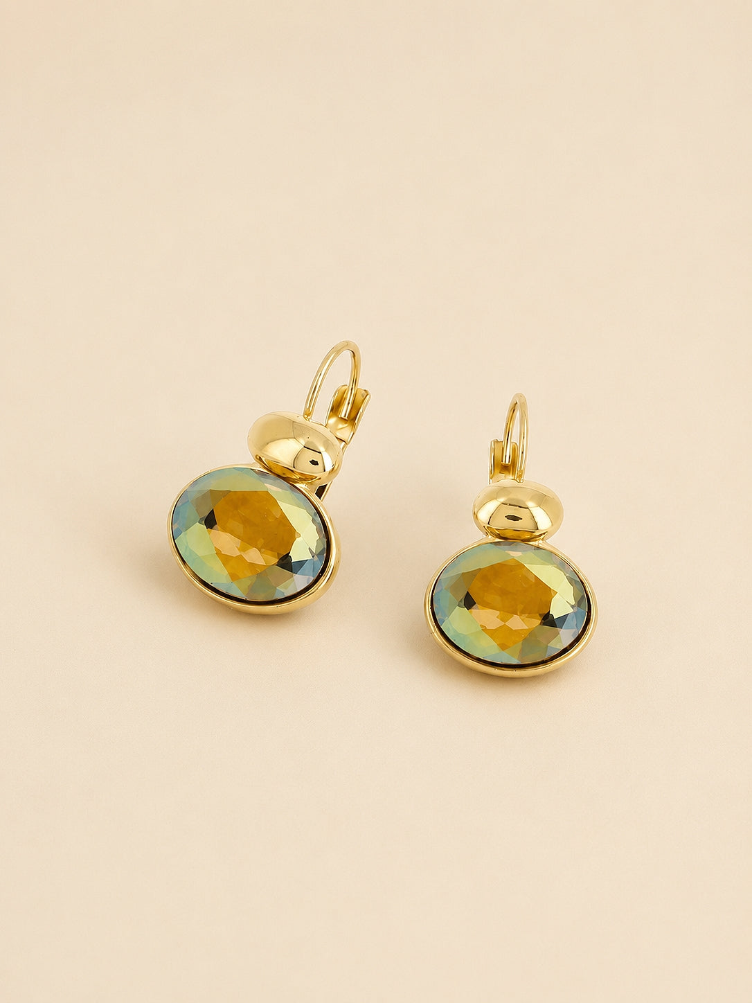 Mirage Swarovski Stone Hoops