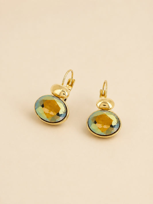 Mirage Swarovski Stone Hoops