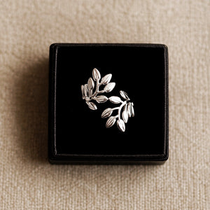 Front Open Branch Ring in Silver