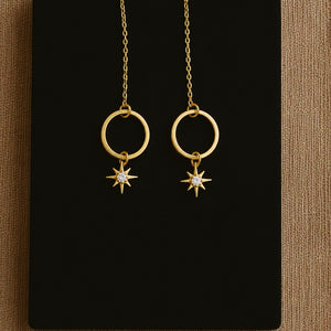 Andrea Atlas Signature Chain Earrings N°9 in Gold