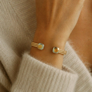 Mirage Swarovski Open Bangle