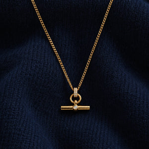 Timeless Bar Necklace in Gold