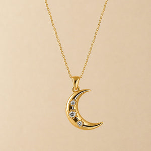 Emilie Moon & Zirconia Necklace