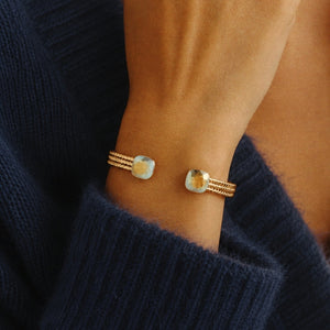Mirage Swarovski Open Bangle
