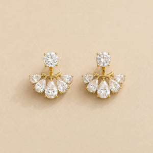 Suzanne Earrings with Zirconia