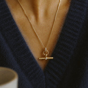 Timeless Bar Necklace in Gold