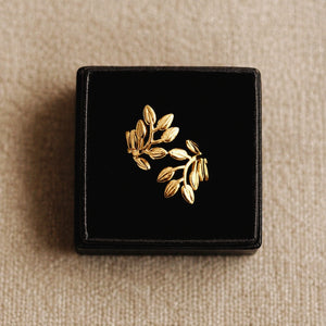 Open Branch Ring in Gold
