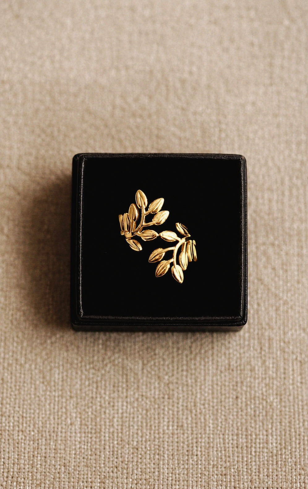 Open Branch Ring in Gold