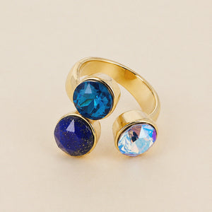 Midnight Magic Swarovski Stone Ring