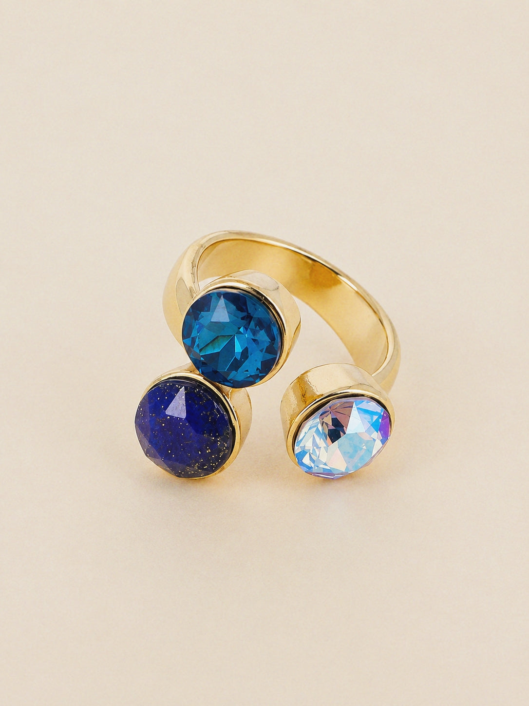 Midnight Magic Swarovski Stone Ring
