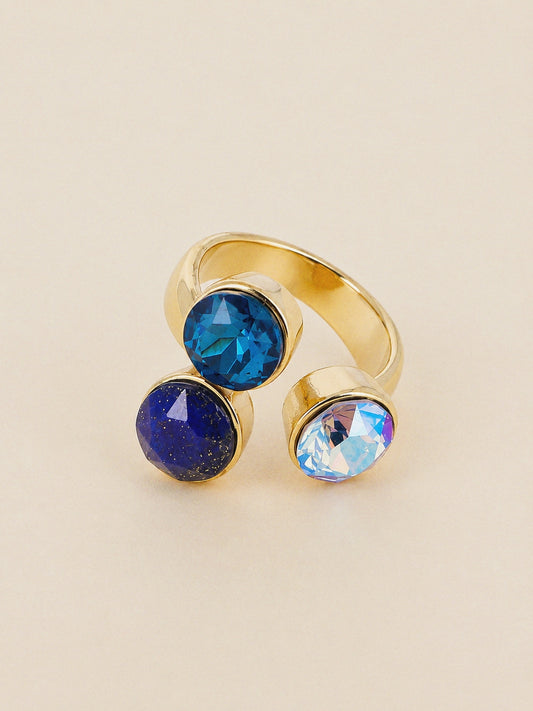 Midnight Magic Swarovski Stone Ring