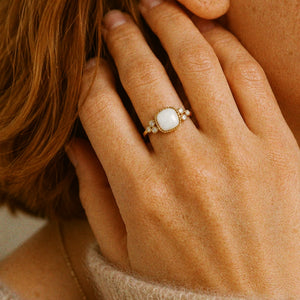 Amanda Mother of Pearl Ring