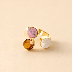 Gemstones & Swarovski Stone Ring