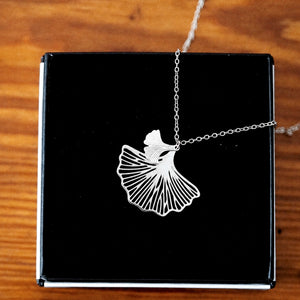 Ginkgo Leaf Necklace