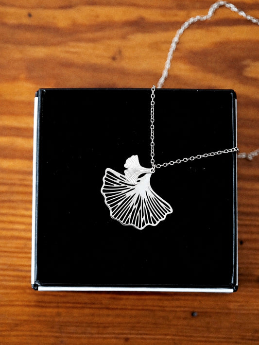 Ginkgo Leaf Necklace