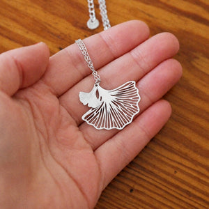 Ginkgo Leaf Necklace