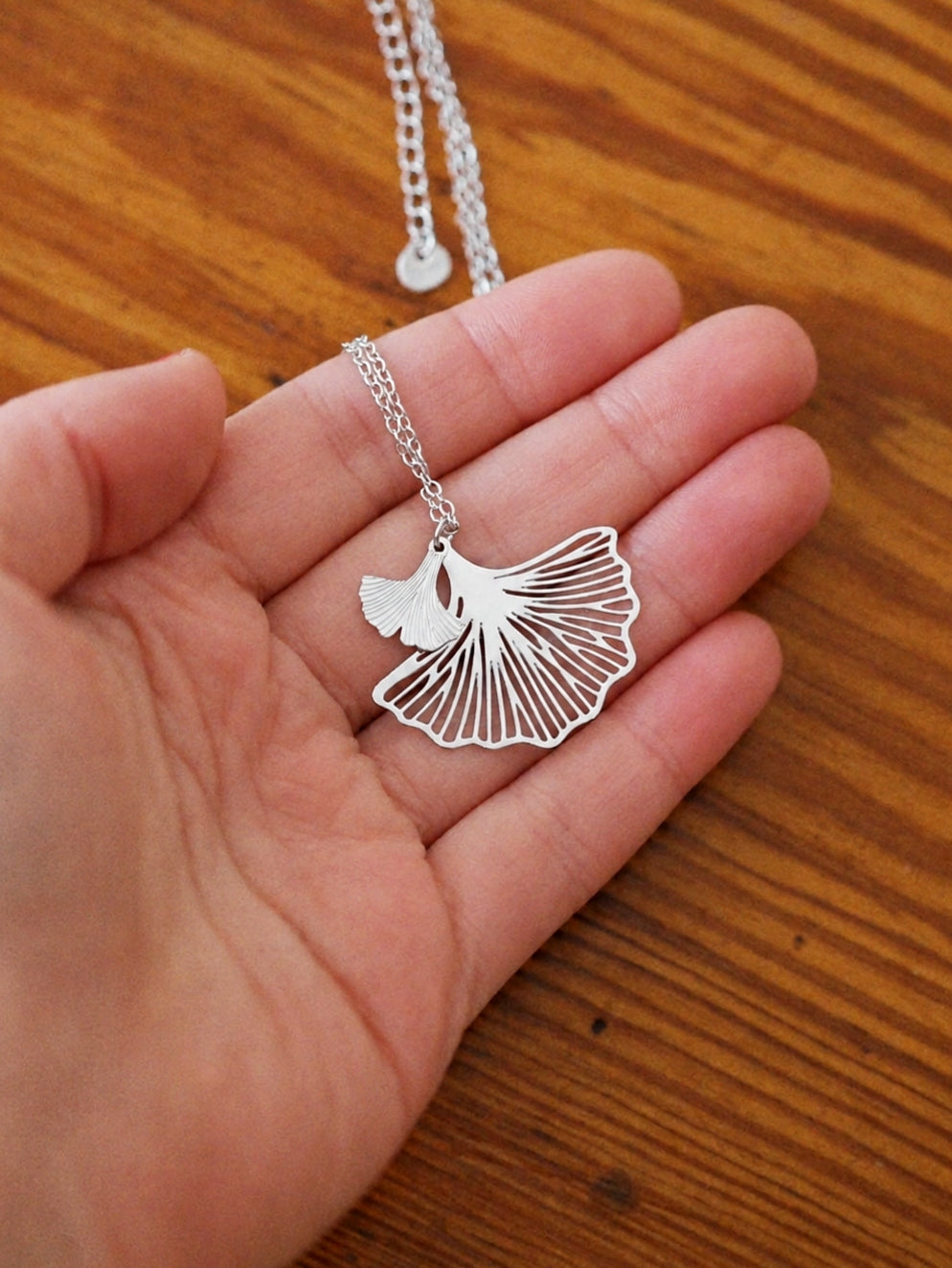 Ginkgo Leaf Necklace