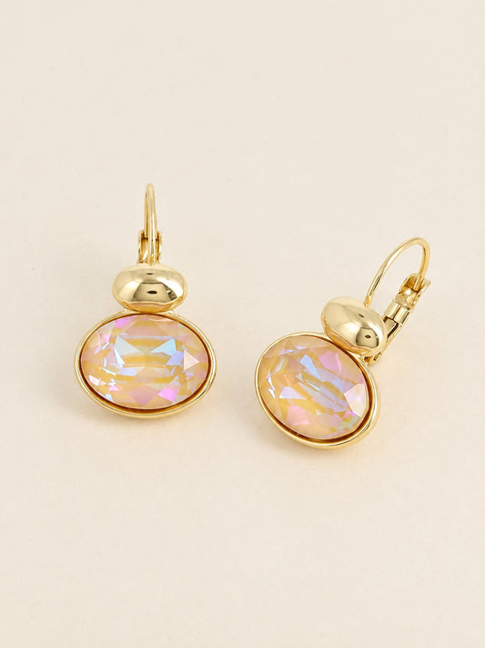 Timeless Swarovski Stone Hoops / Orche Delite