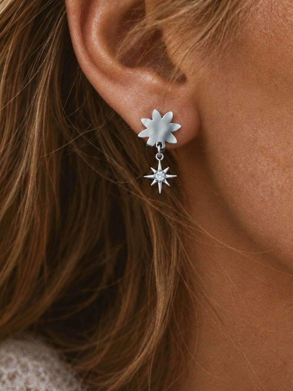 Atlas Limited Gift Earrings in Silver