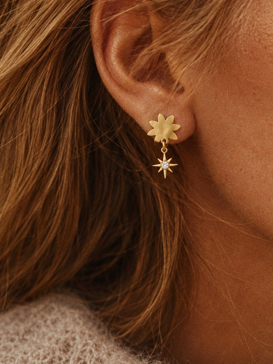 Atlas Limited Gift Earrings in Gold