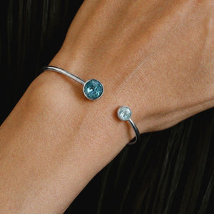 Emily Swarovski Open Bangle
