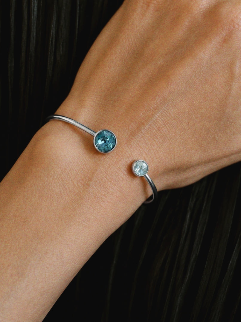 Emily Swarovski Open Bangle