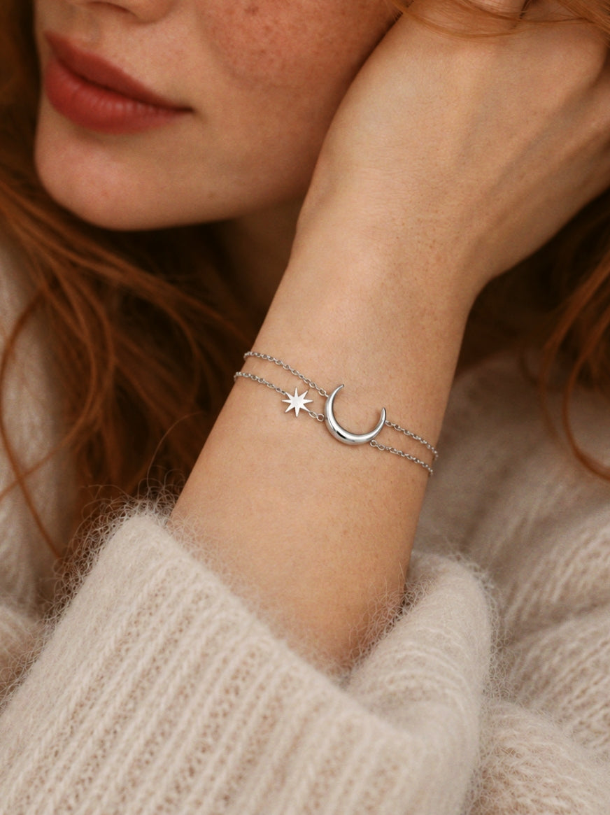 Midnight Wish Bracelet Silver