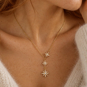 Adriana Three-Star Necklace