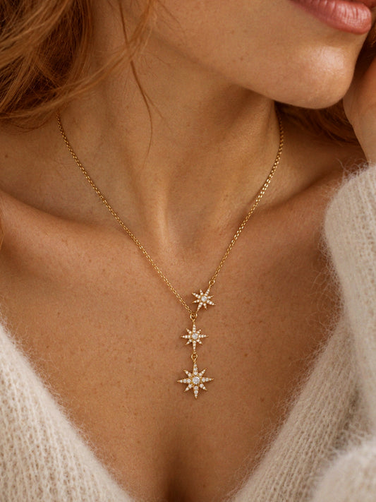 Adriana Three-Star Necklace