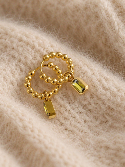 Alexandre Olive Green Hoops