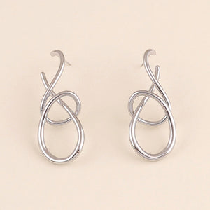 Cadence Earrings in Silver