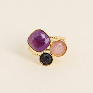 Alex 3 Gemstone Ring