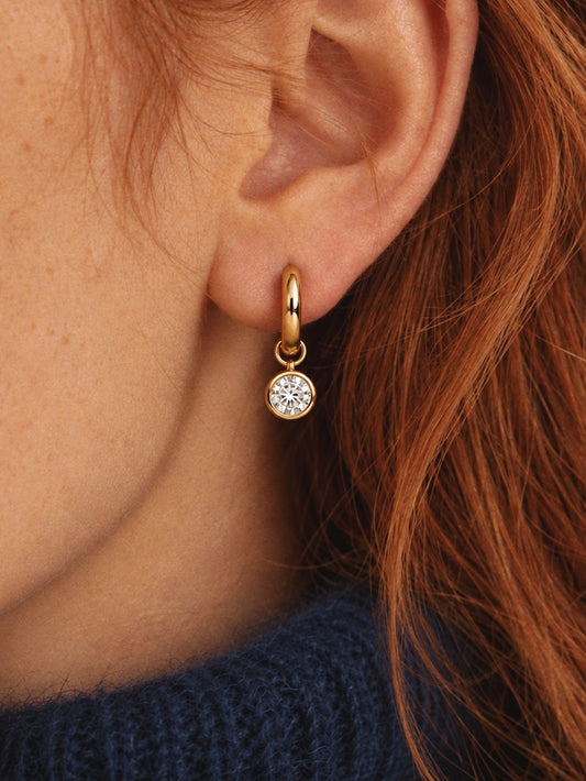 Aurora Crystal Hoops