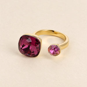 Penelope Pink Swarovski Ring