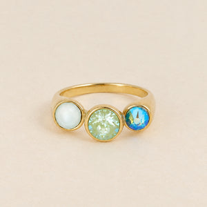 Emily 3 Swarovski stones Ring